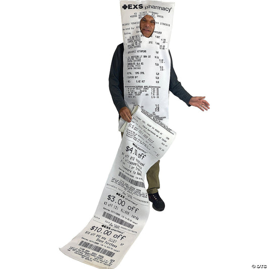 Adult Exs-Ively Long Pharmacy Receipt