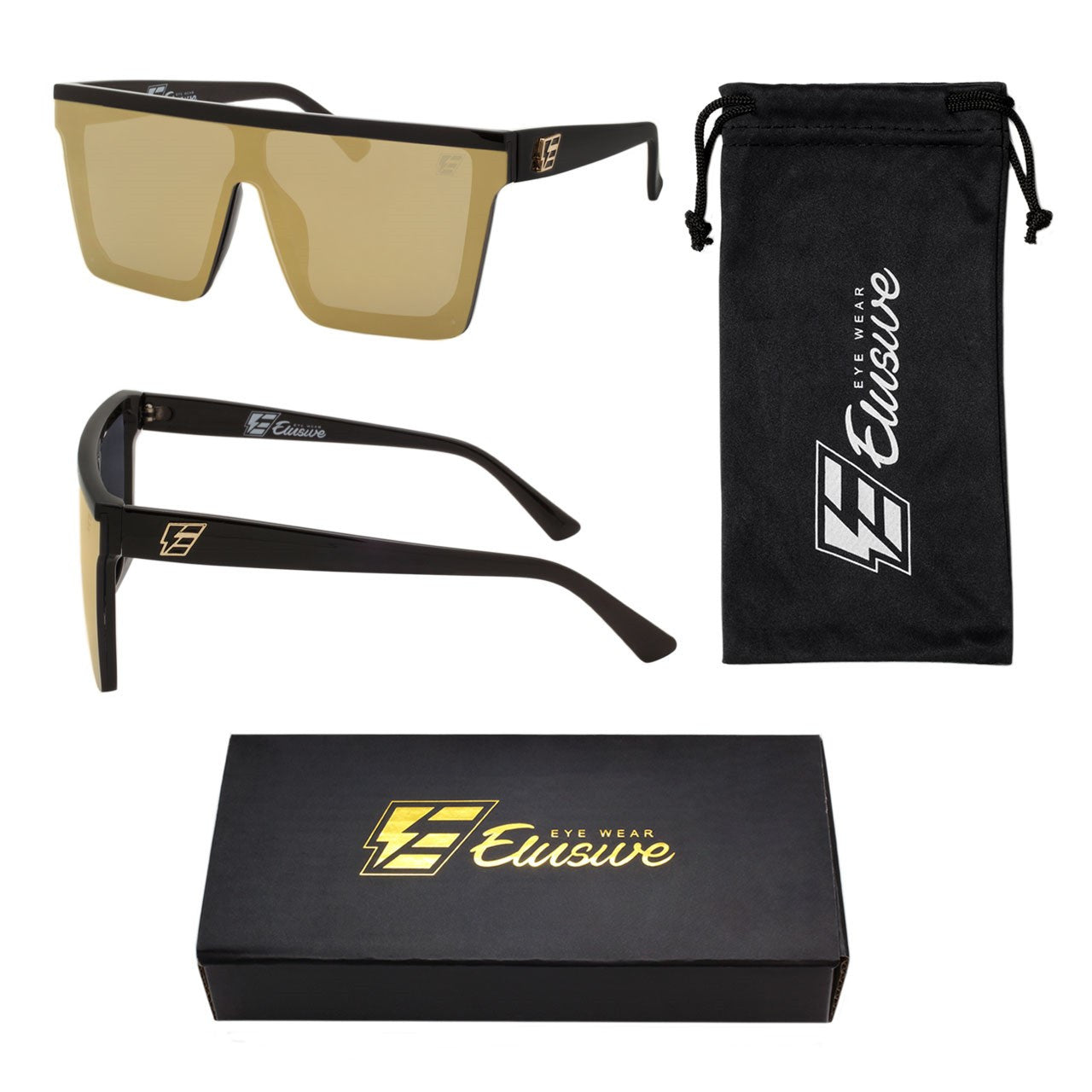 Afterhour Gloss black frame/Gold Lens