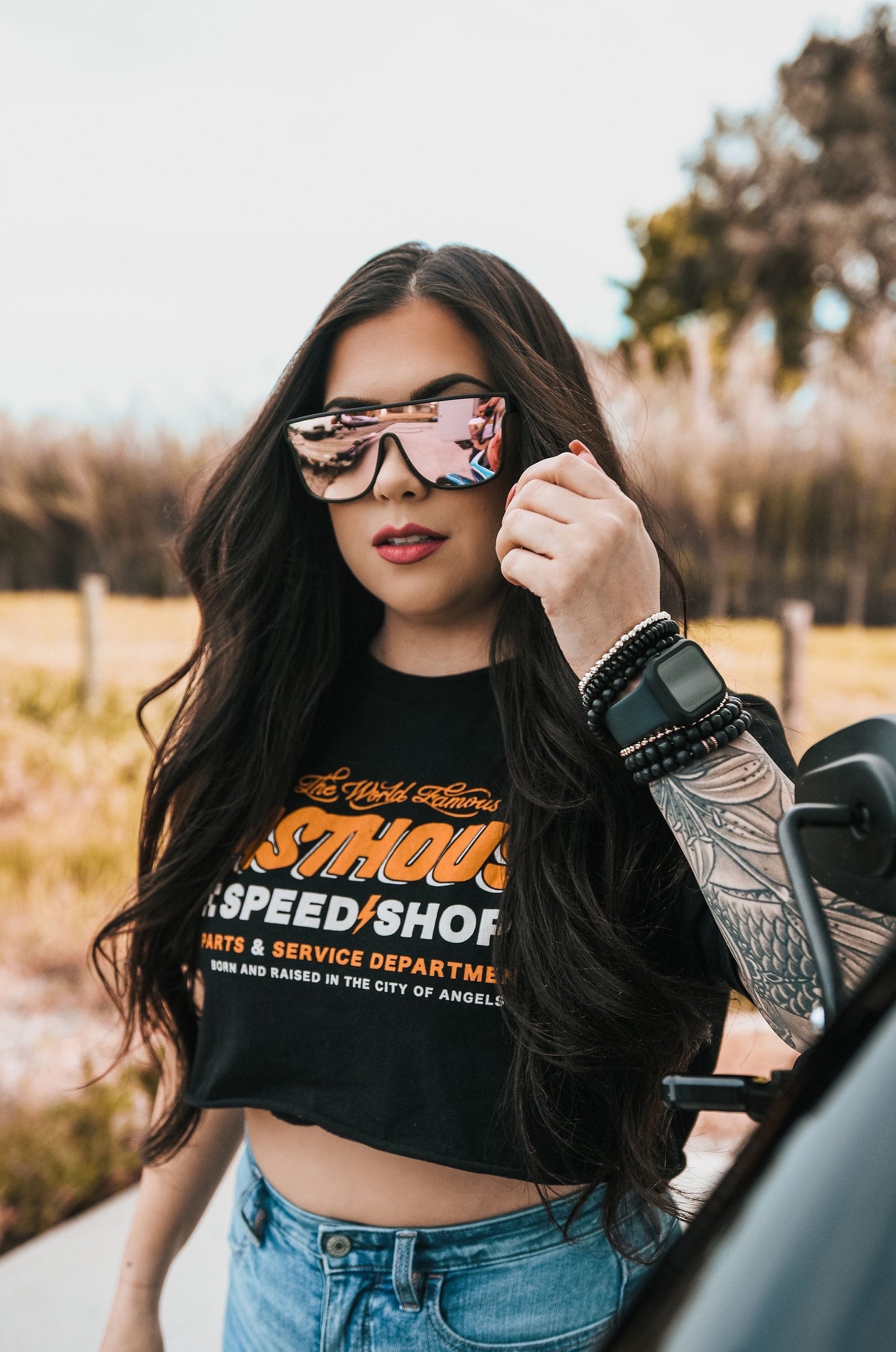 Blockers Rose Gold Lens Polarized