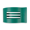 Fir Real Large Flat Rectangle Hair Clip | TELETIES 4" Nearly Unbreakable Matte Green Claw Clip