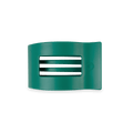 Fir Real Small Flat Rectangle Hair Clip | TELETIES 3.25" Nearly Unbreakable Matte Green Claw Clip