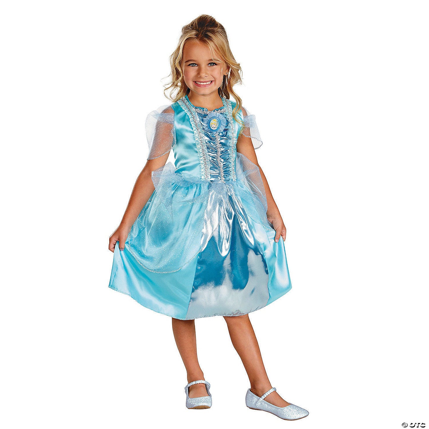 Girl's Classic Sparkle Disney Princess Cinderella Costume - Small