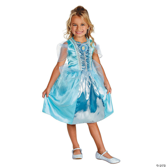 Girl's Classic Sparkle Disney Princess Cinderella Costume - Small