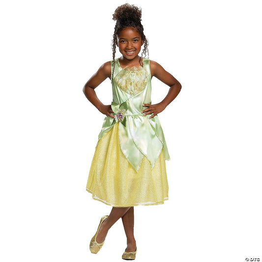 Girl's Classic Disney's The Princess and the Frog Tiana Costume Small