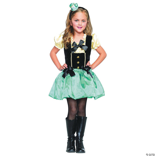 Girls Tea Party Princess Costume - Large