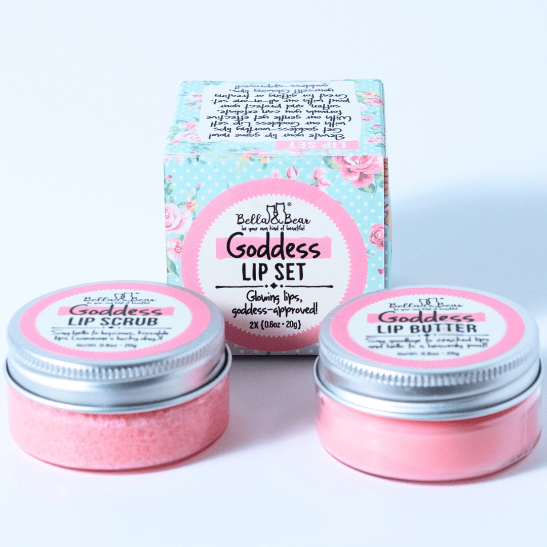 Bella & Bear Goddess Lip Scrub for exfoliating and smoothing