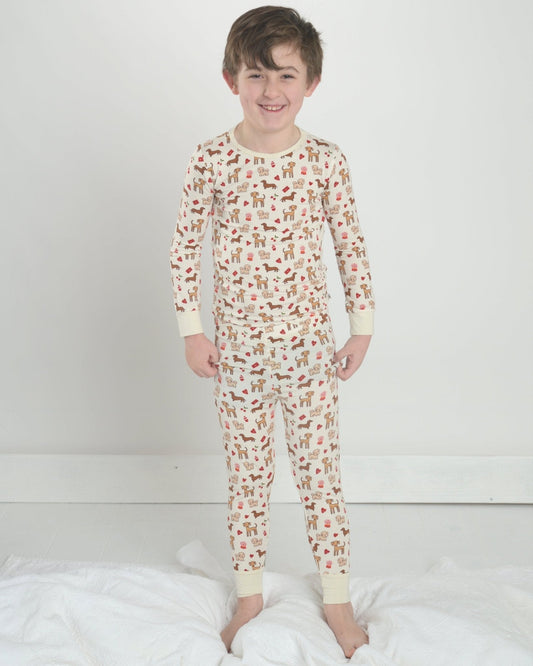 Puppy Bamboo Pajamas