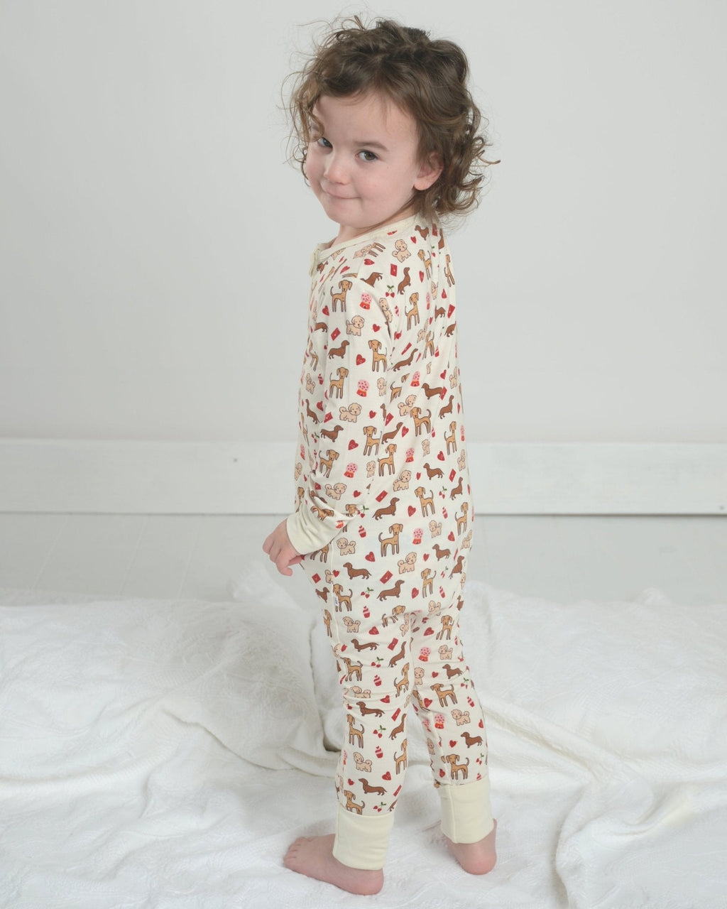 Puppy Bamboo Romper