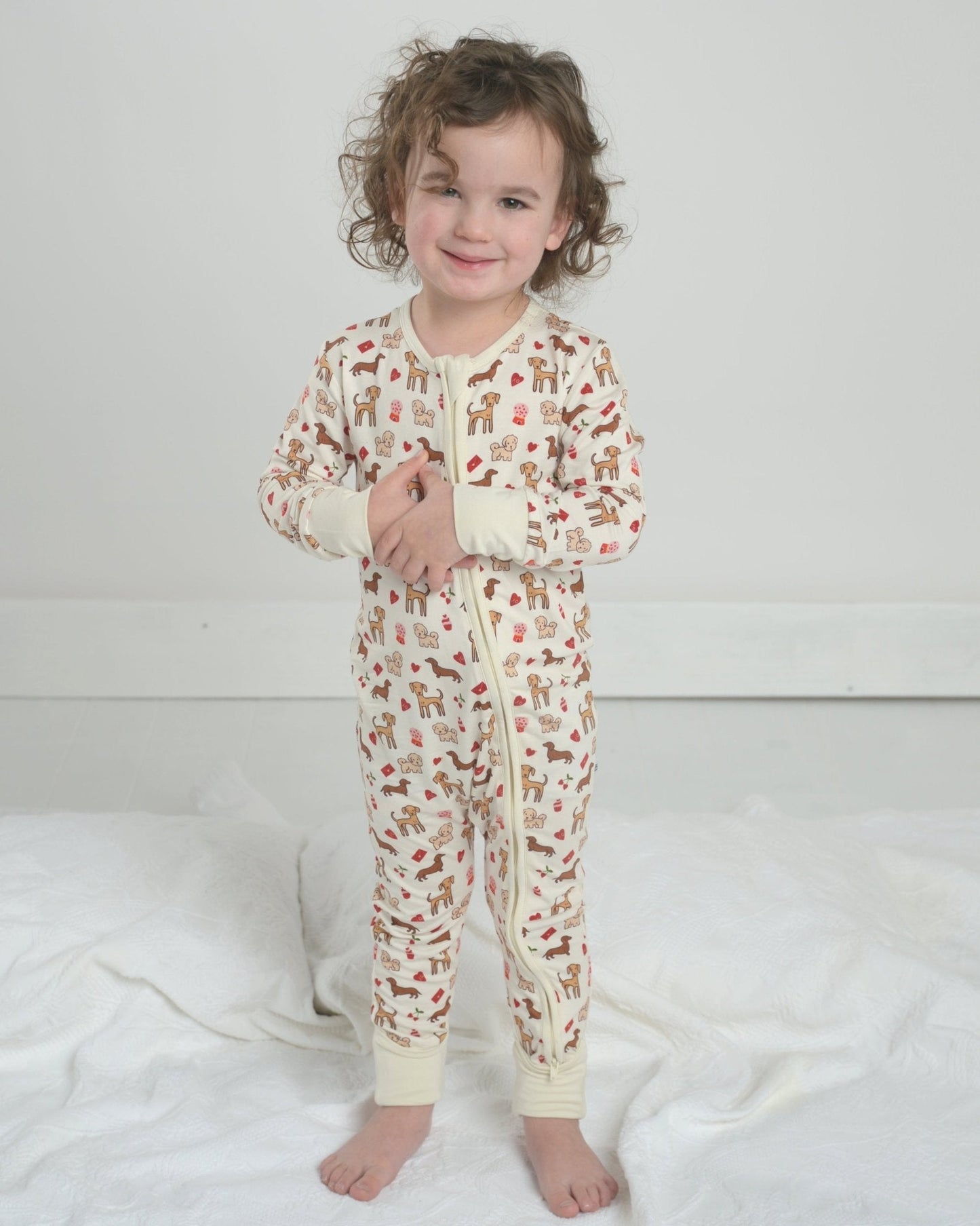 Puppy Bamboo Romper
