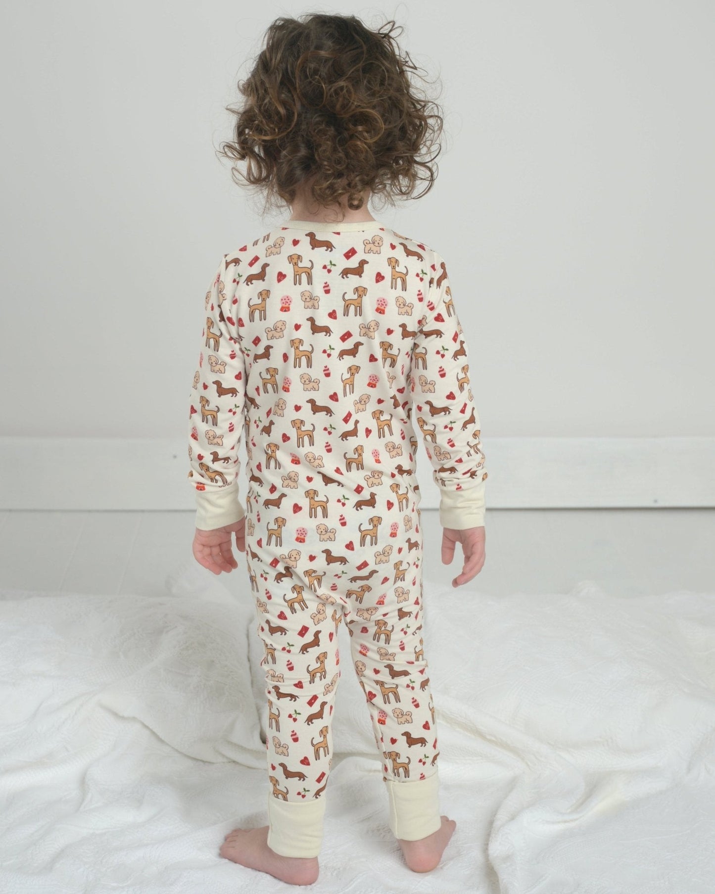 Puppy Bamboo Romper