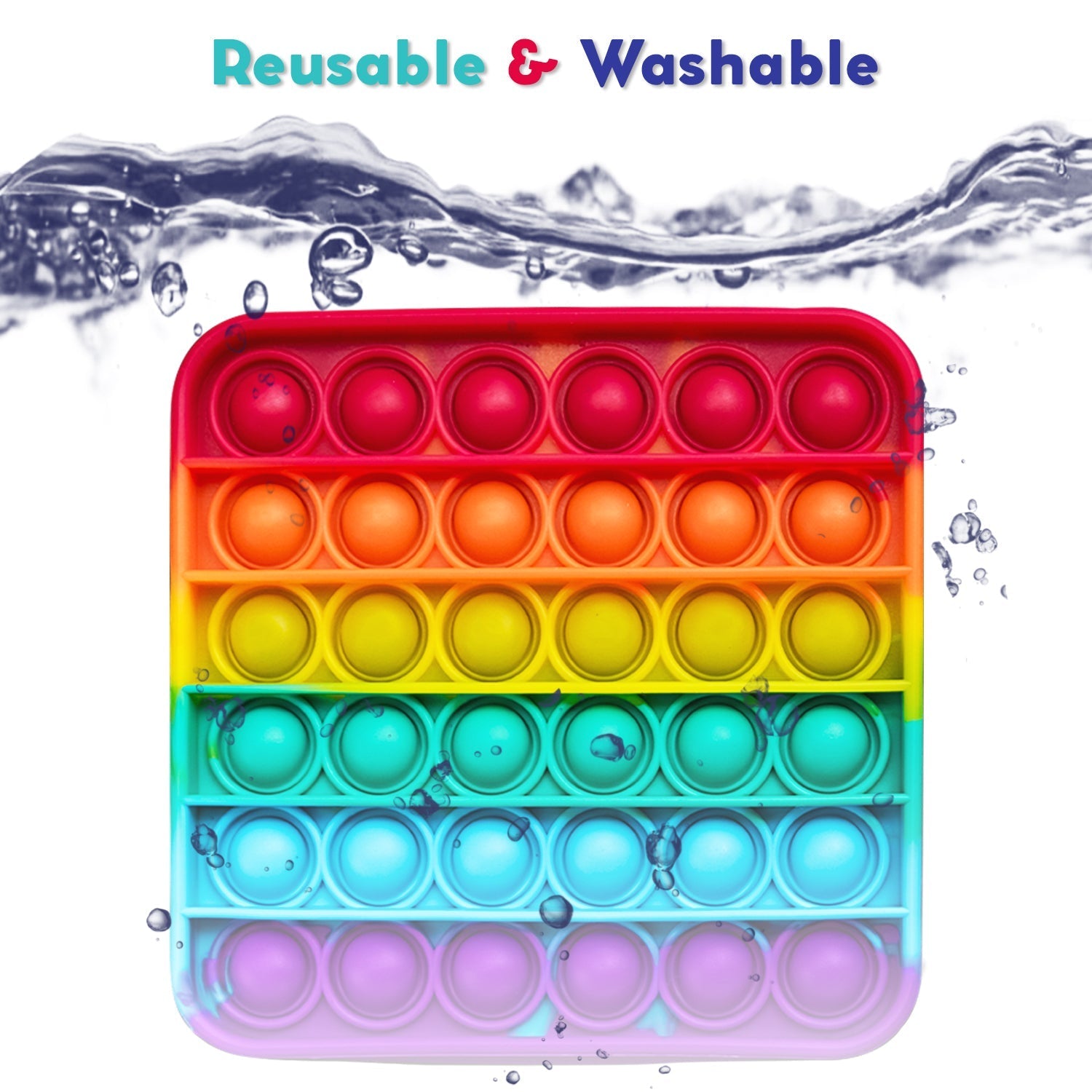 Extra Rainbow Fidget Mats (The Fidget Game: Sight Words)