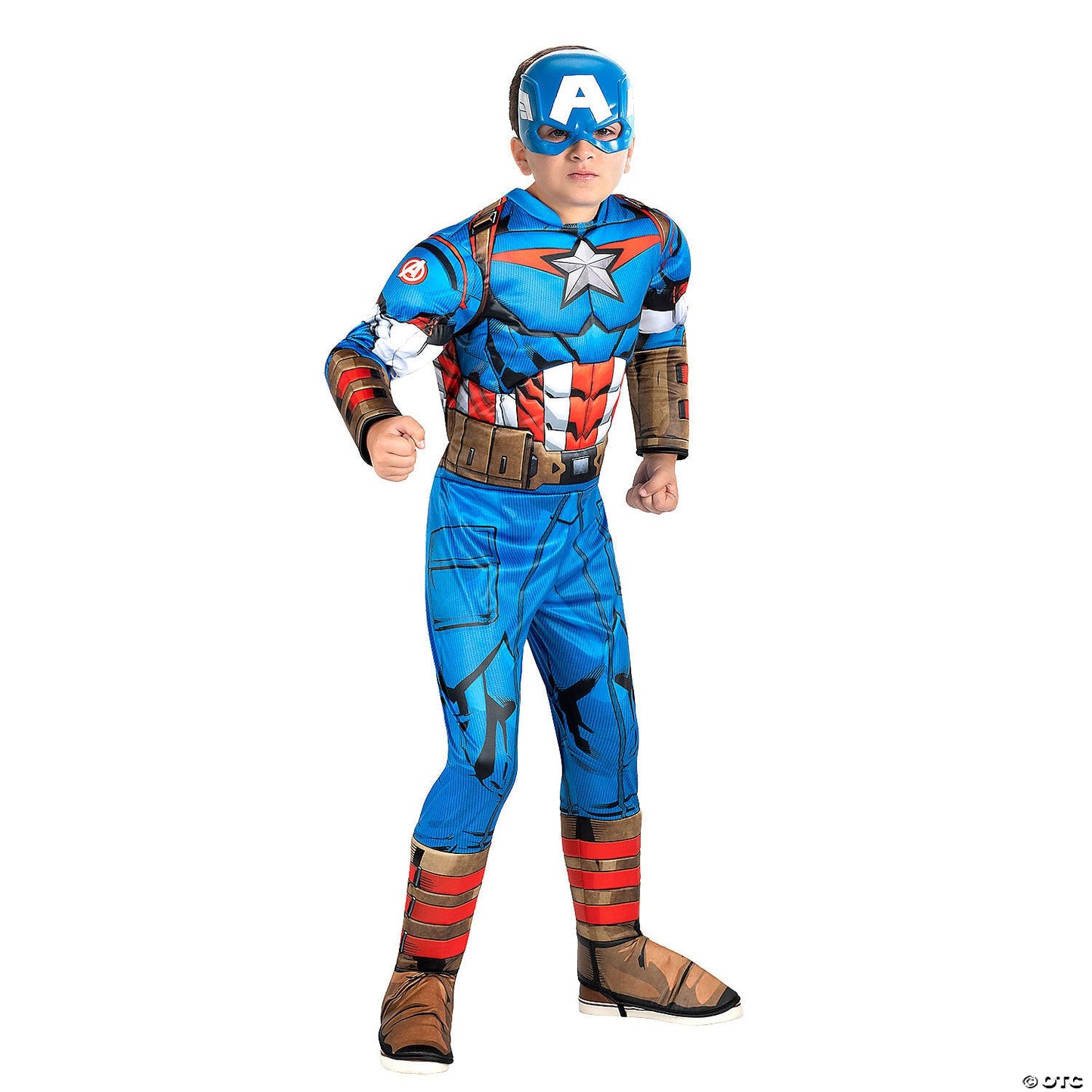 Kids Marvel Captain America (Steve Rogers) Costume - Large 12-14