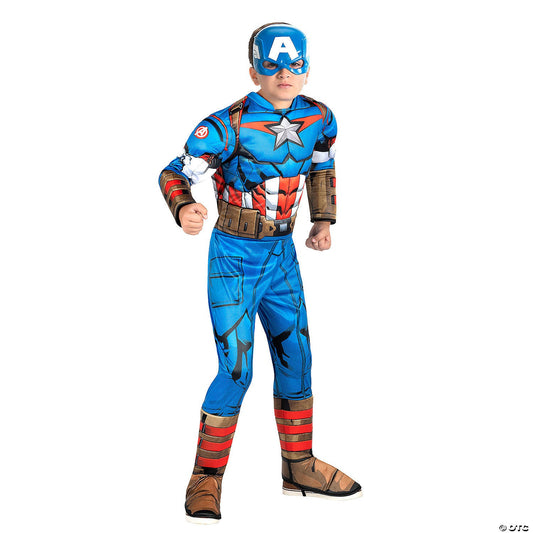 Kids Marvel Captain America (Steve Rogers) Costume - Large 12-14
