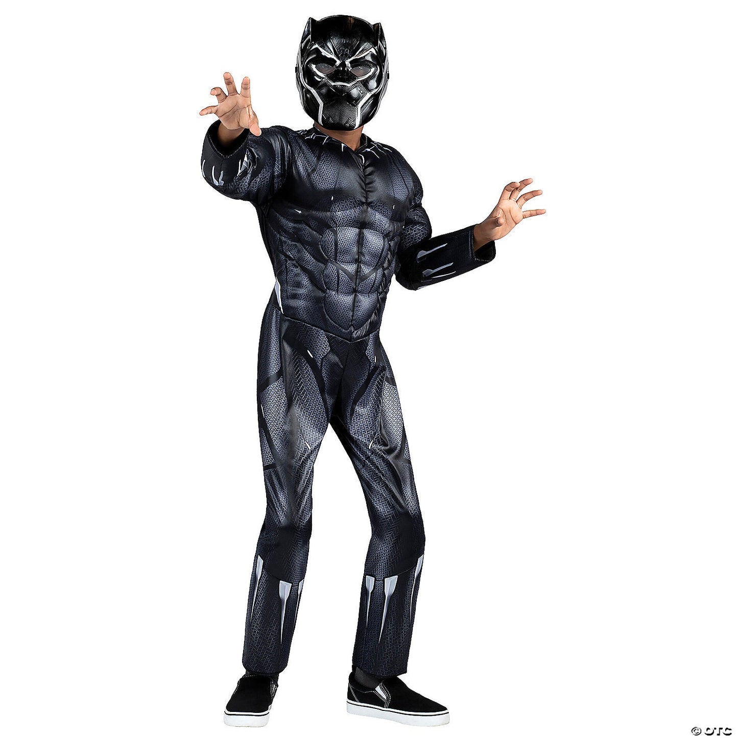 Kids Qualux Black Panther Costume - Large 12-14
