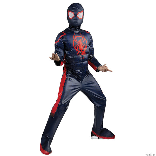 Kids Qualux Miles Morales Costume 12-14
