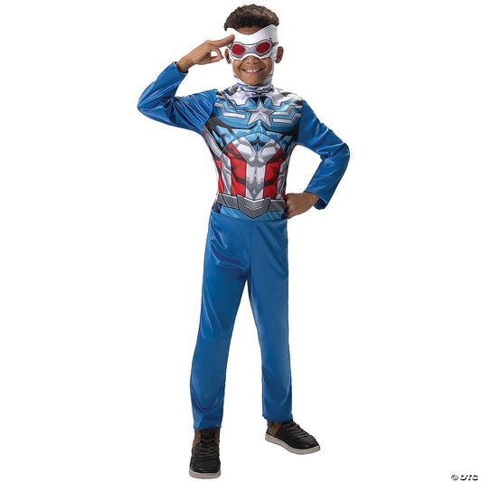 Kids Value Captain America Sam Wilson Costume 4-7