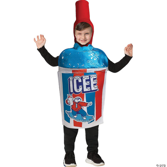 Kids ICEE Blue Tunic Costume, Small