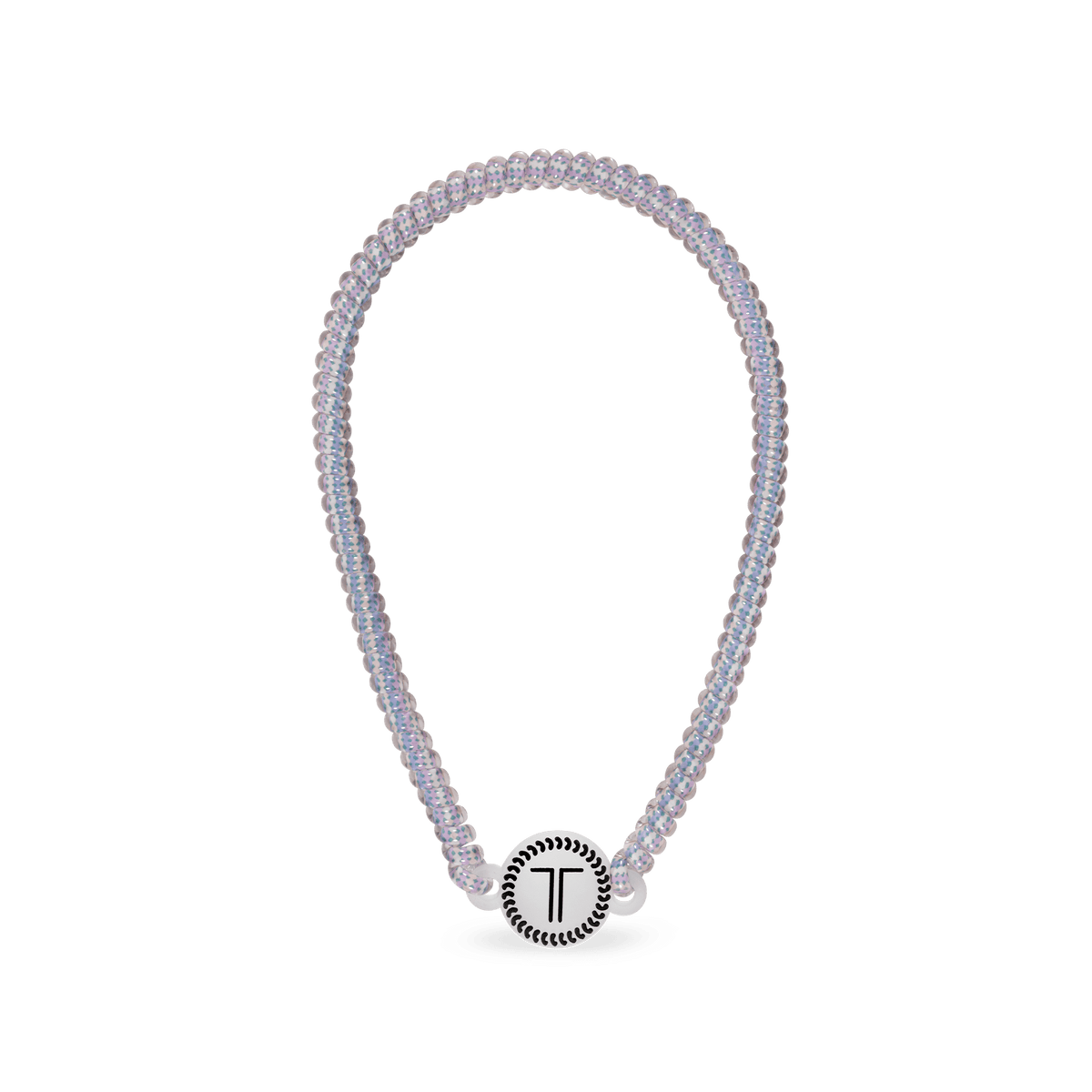 Lavender Mist Spiral Headband | TELETIES Soft Purple No-Slip Coil Headband