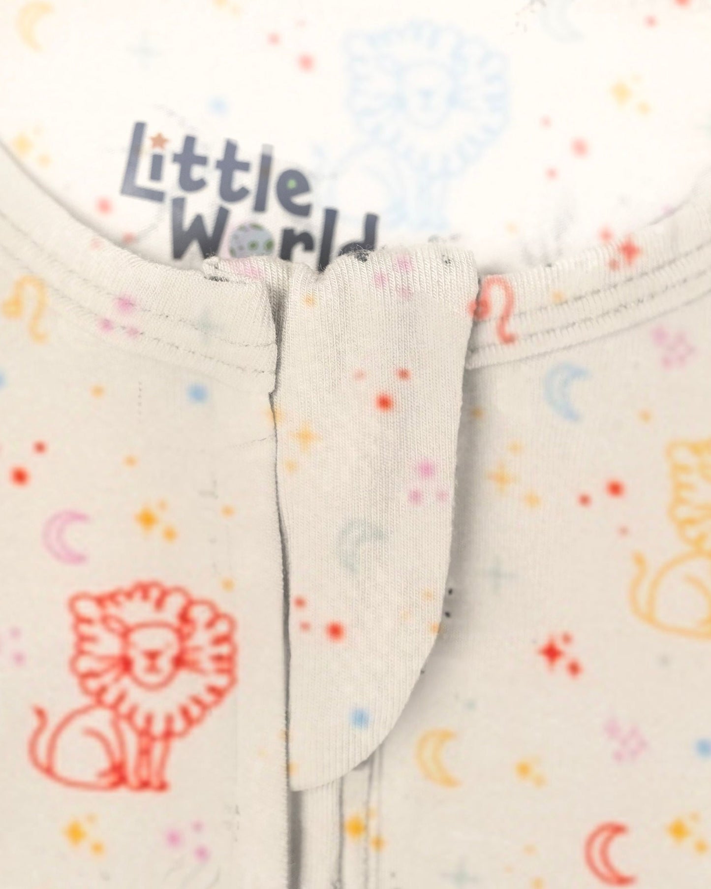 Leo Bamboo Zipper Footie