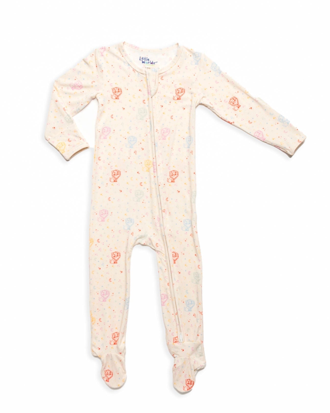 Leo Bamboo Zipper Footie