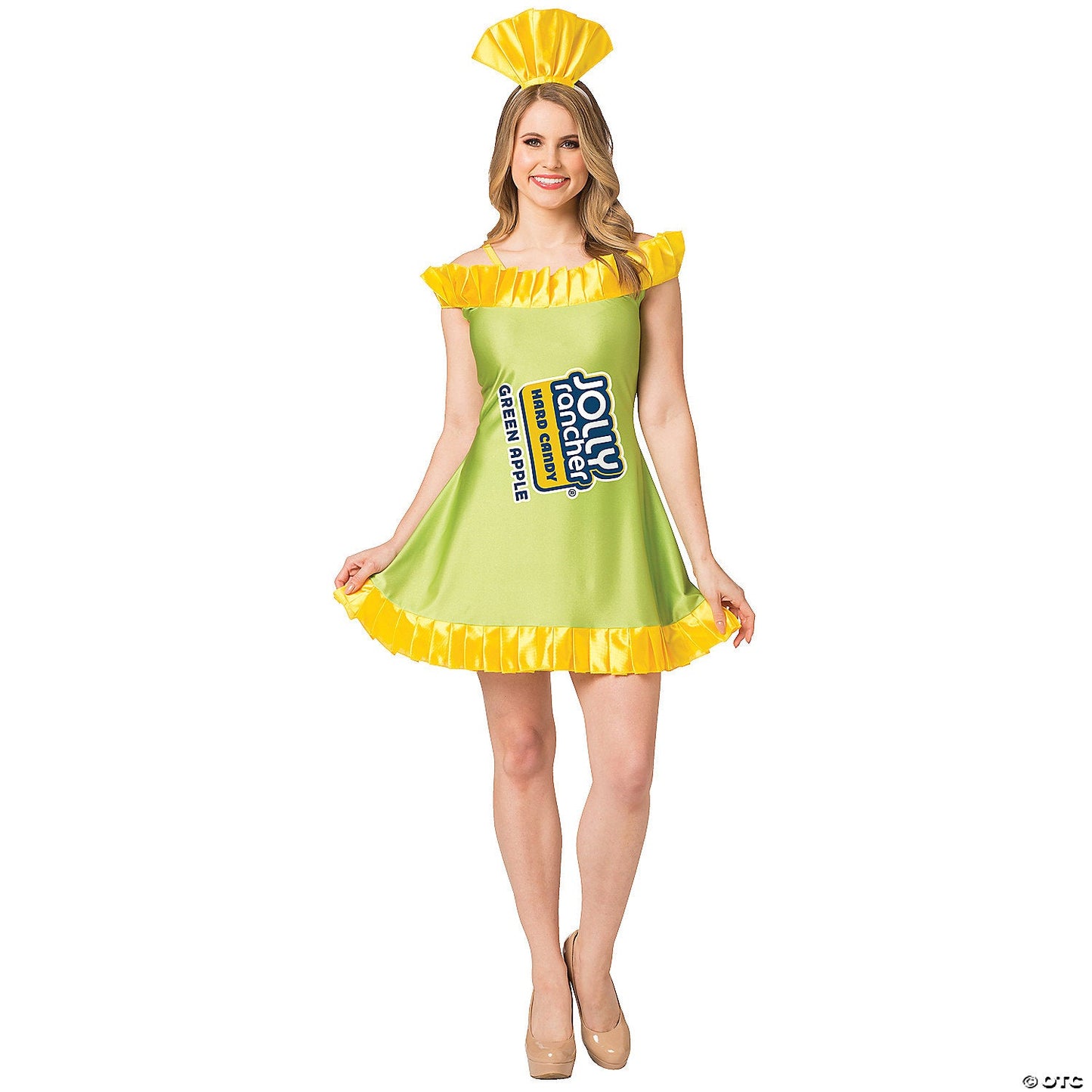 Women's Green Apple Jolly Rancher Costume Md/Lg 8-12