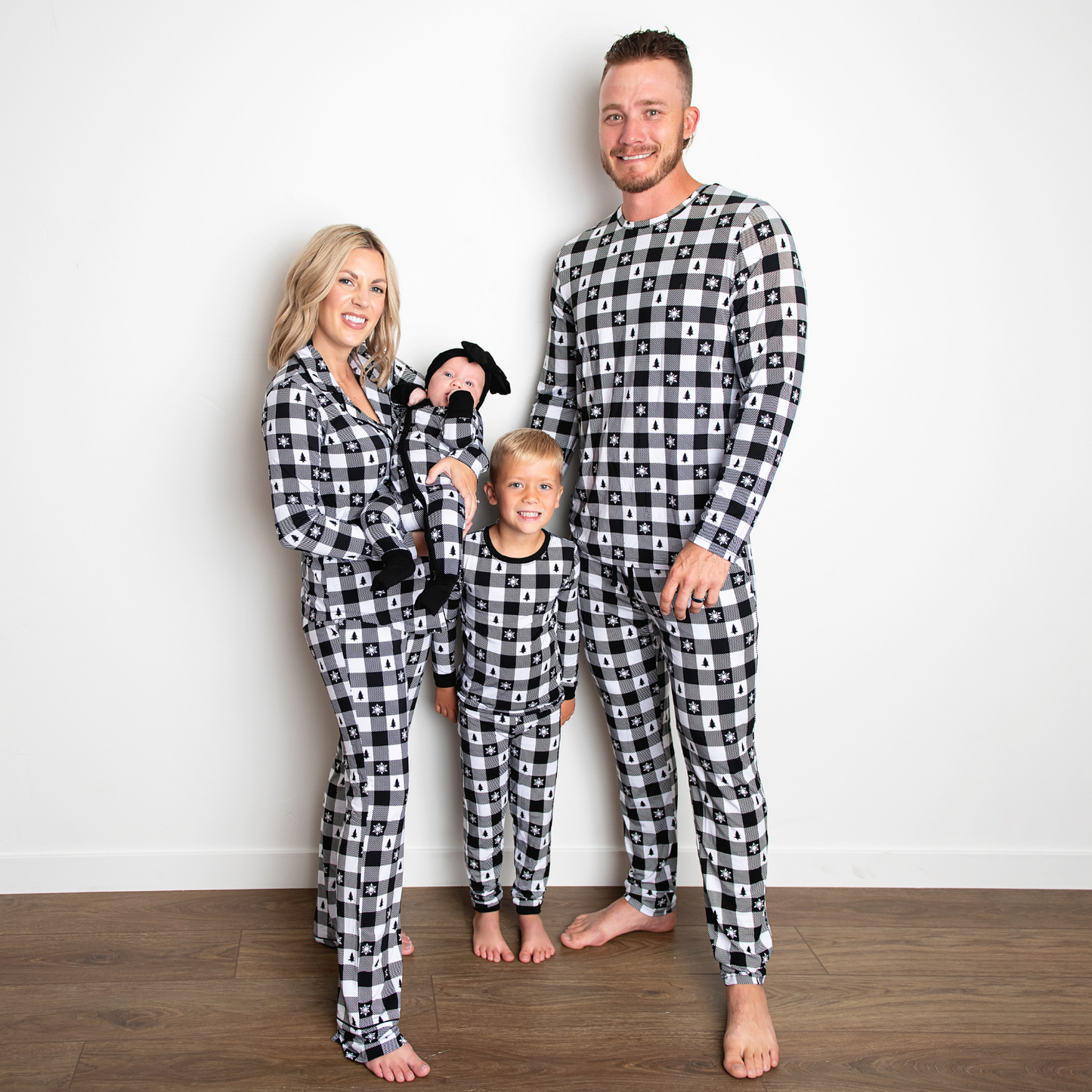 Crew Neck Bamboo Christmas Pajamas