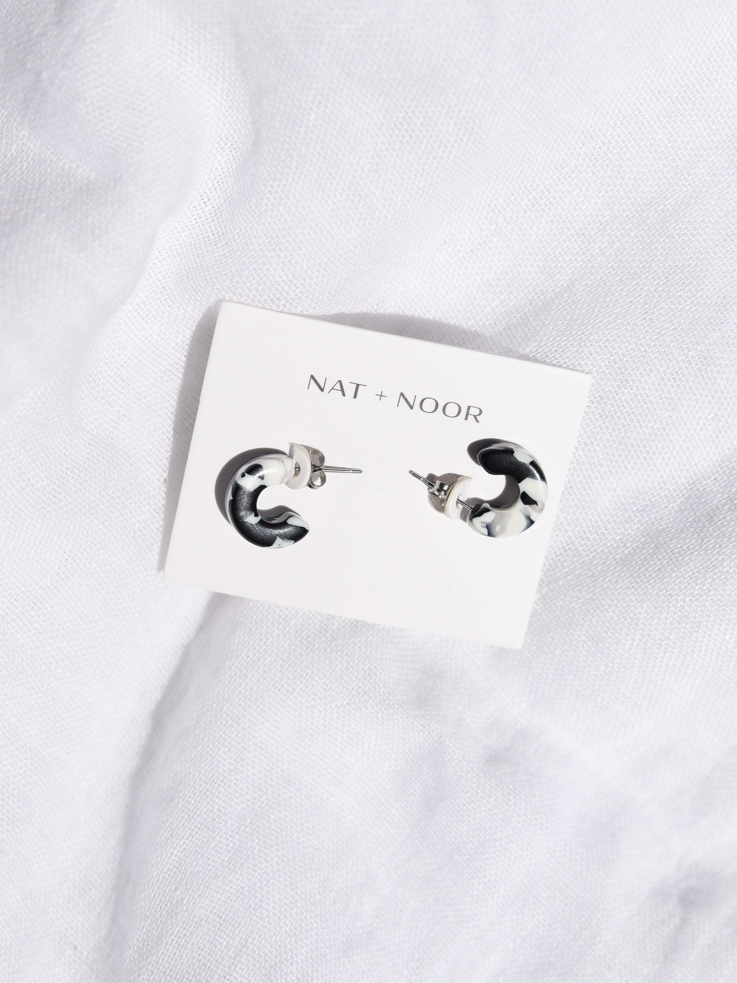 Mali Hoops - Black + White