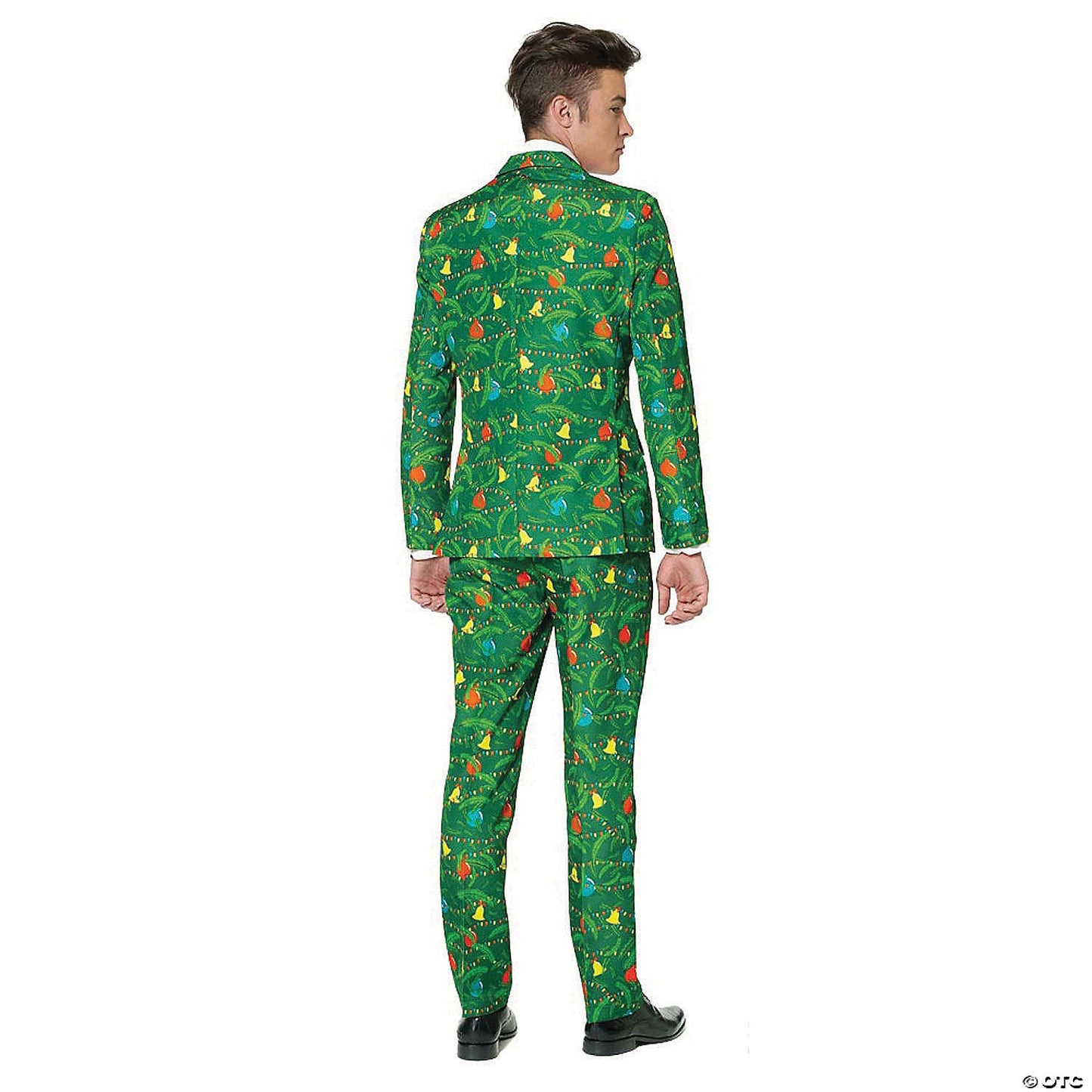 Men's Green Christmas Tree Suit - XL