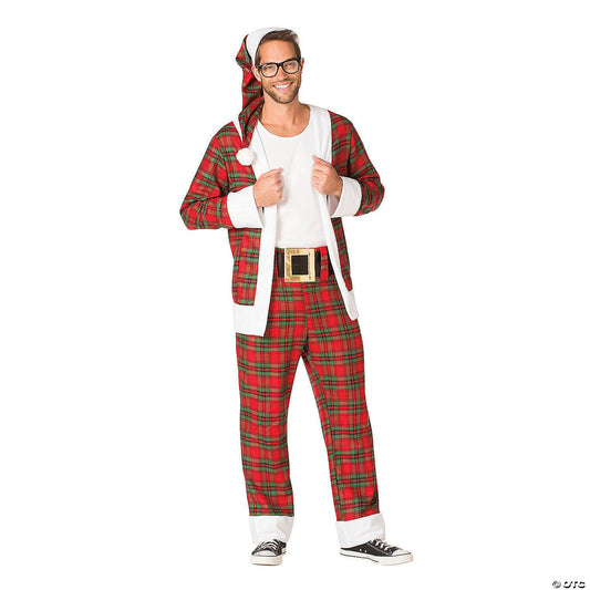 Men's Hipster Mr. Claus Costume - Medium
