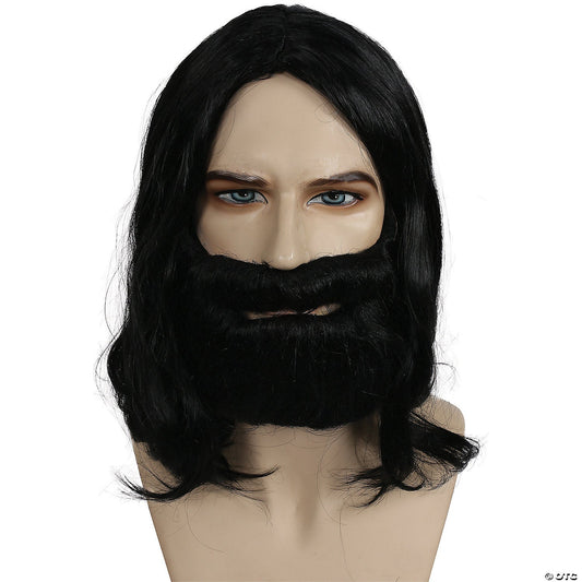 Men's Biblical Wig & Beard Set