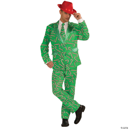 Men's Candy Cane Suit  Ex Large 44-48