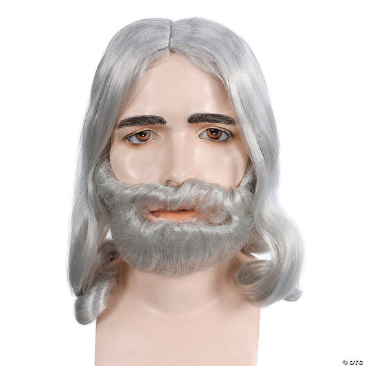 Men's Discount Biblical Wig & Beard Set