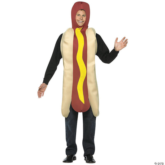 Adult Men's Hot Dog Costume