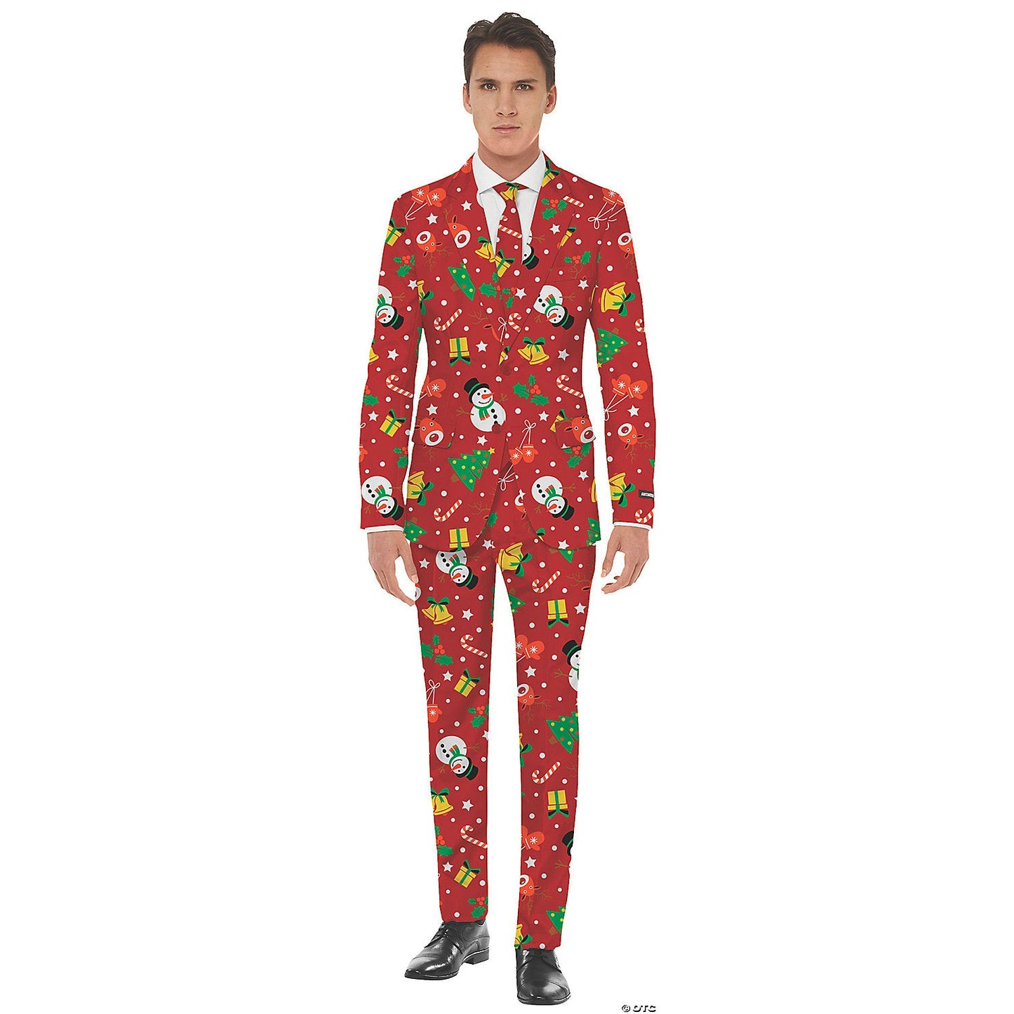 Men's Red Icon Christmas Suit - Large