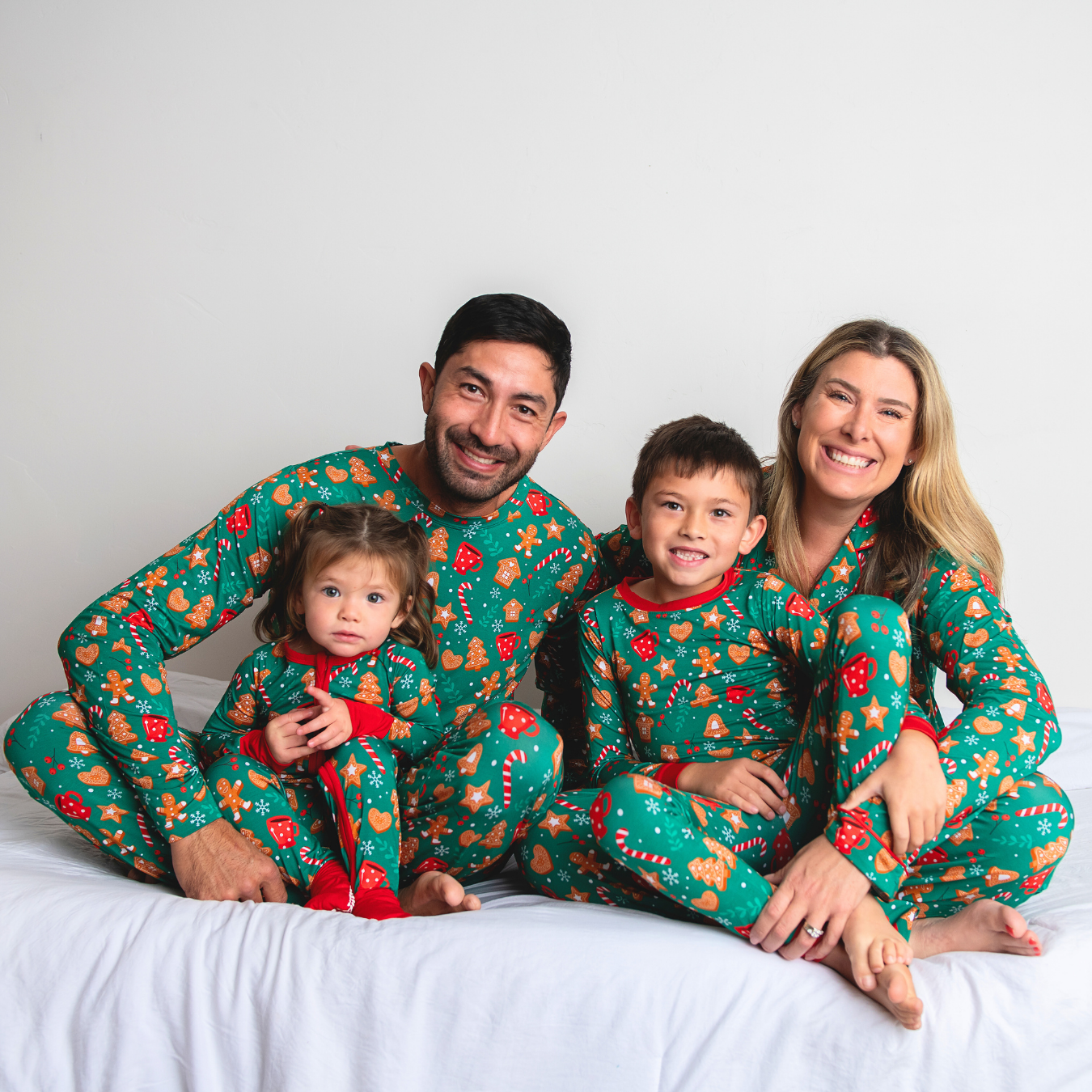 Button-up Luxe Bamboo Christmas Pajamas