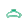 Spring Splash Tiny Open Hair Clip | Green Bendable Teeth Clip | TELETIES