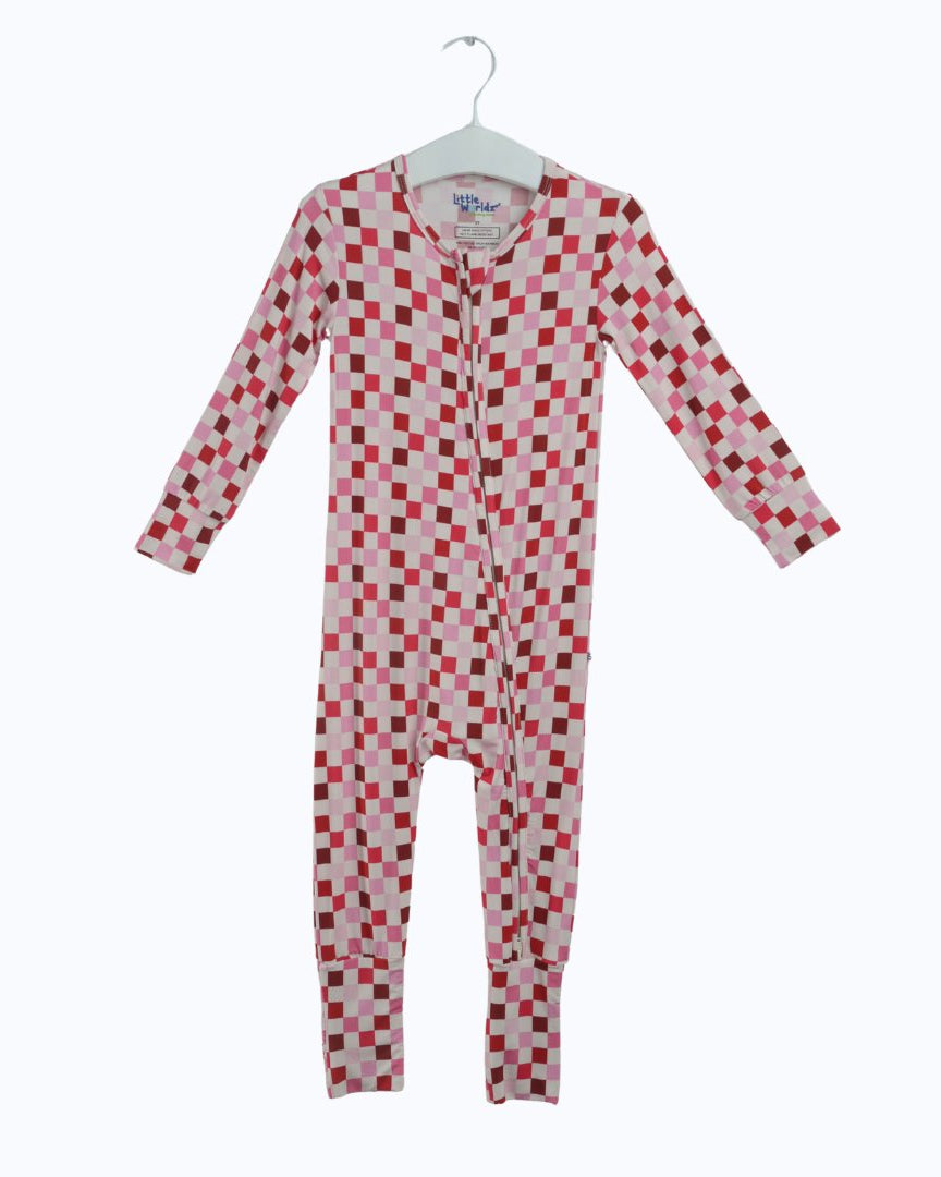 Checkered Bamboo Romper