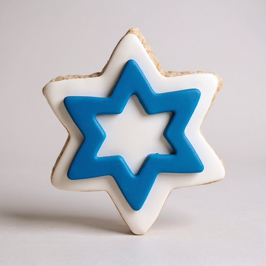 Hanukkah Star of David Rice Crispie Treats