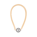 Sahara Beige Spiral Headband | TELETIES Warm Neutral No-Slip Coil Headband