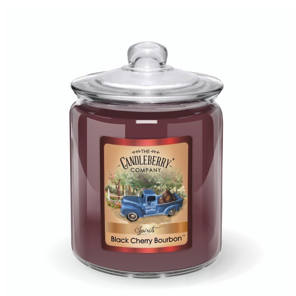 SPIRITS - Black Cherry Bourbon™, 3 - Wick, Candy Jar Candle