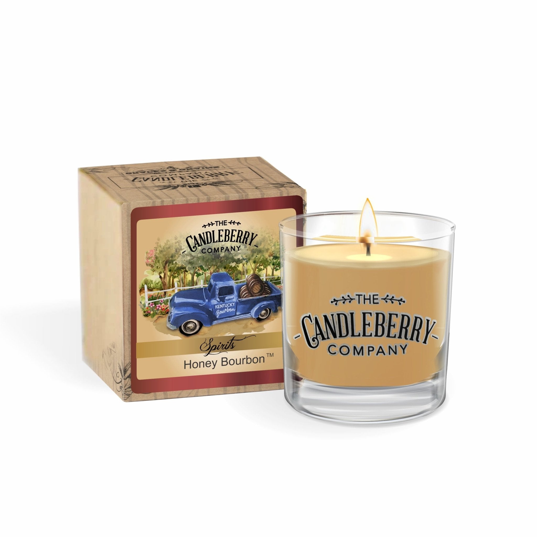 SPIRITS - Honey Bourbon™, Rocks Glass Candle