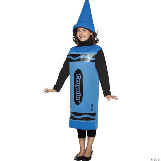 Kids Blue Crayola Crayon Costume - Medium