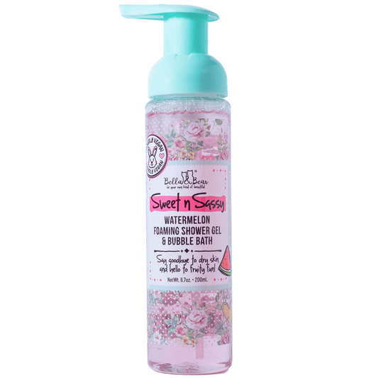 Bella & Bear Sweet 'n' Sassy Watermelon Foaming Shower Gel & Bubble Bath