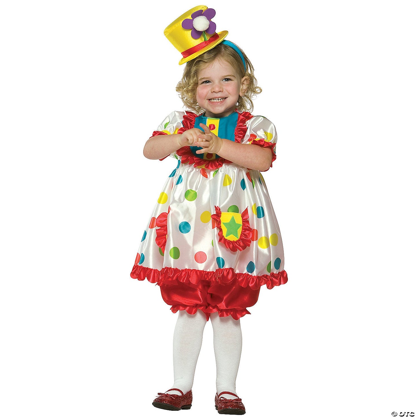 Toddler Clown Girl Costume 3T-4T