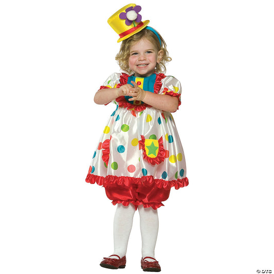 Toddler Clown Girl Costume 3T-4T