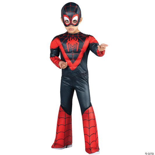 Toddler Spider-Man: Into the Spider-Verse Miles Morales Costume-3T-4T