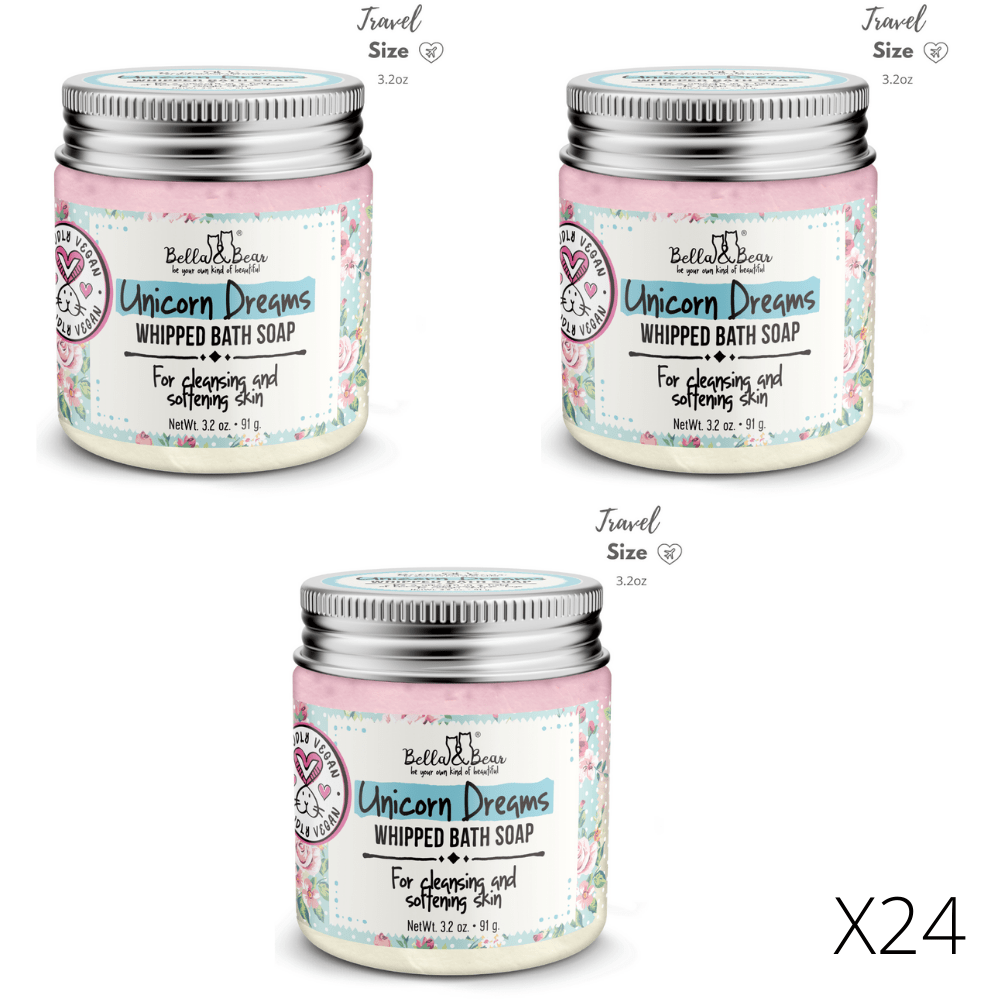 Unicorn Dreams Travel Size Whipped Bath Soap & Shave Cream