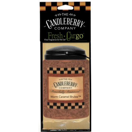 Warm Caramel Brulee™- "Fresh Cargo"®, Scent for the Car (2-PACK)