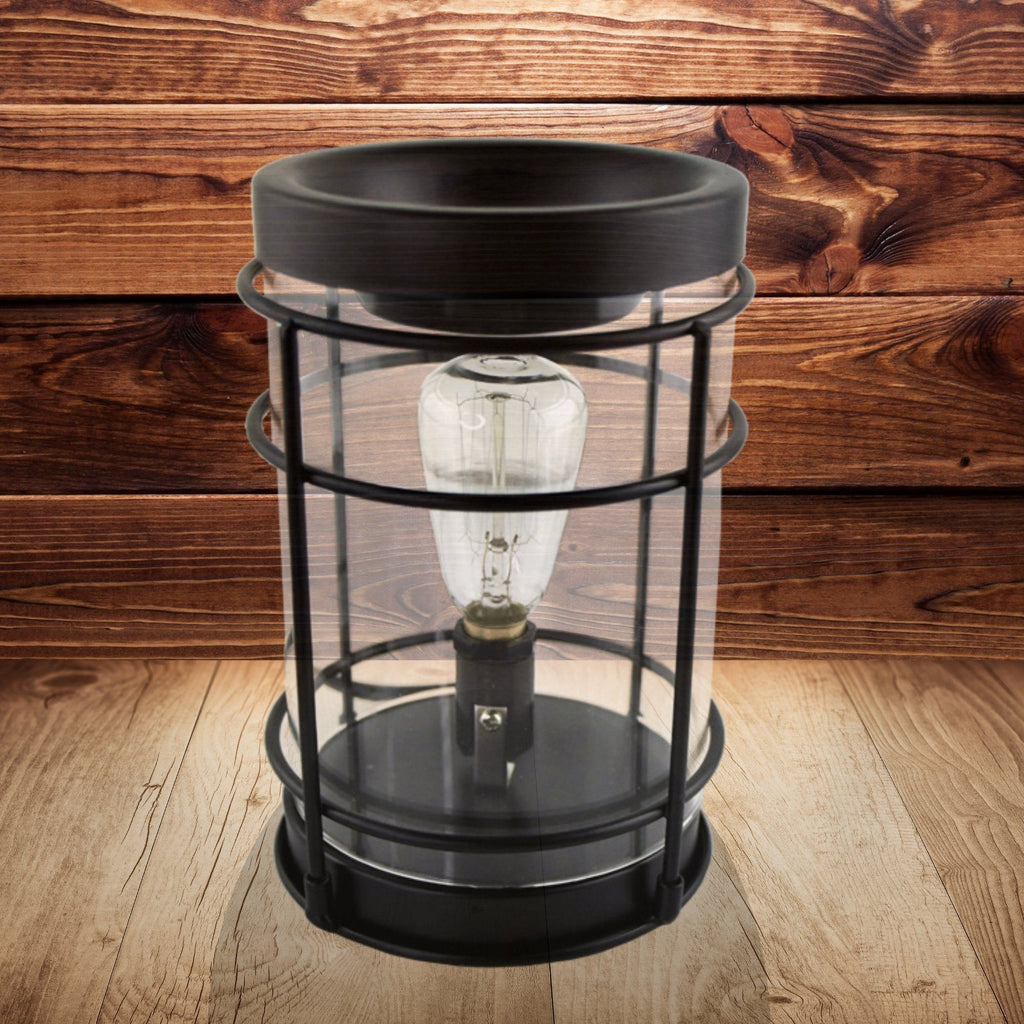 Wax Melt Warmer, W/ Safety Timer & Edison Bulb