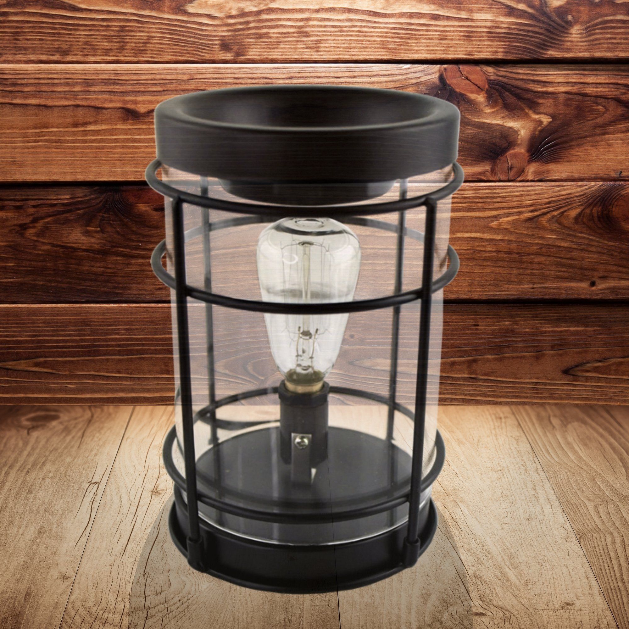 Wax Melt Warmer, W/ Safety Timer & Edison Bulb